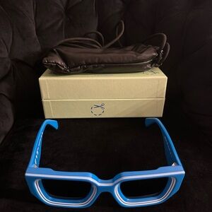 Off-White Square Frame Sunglasses Blue Brand New !